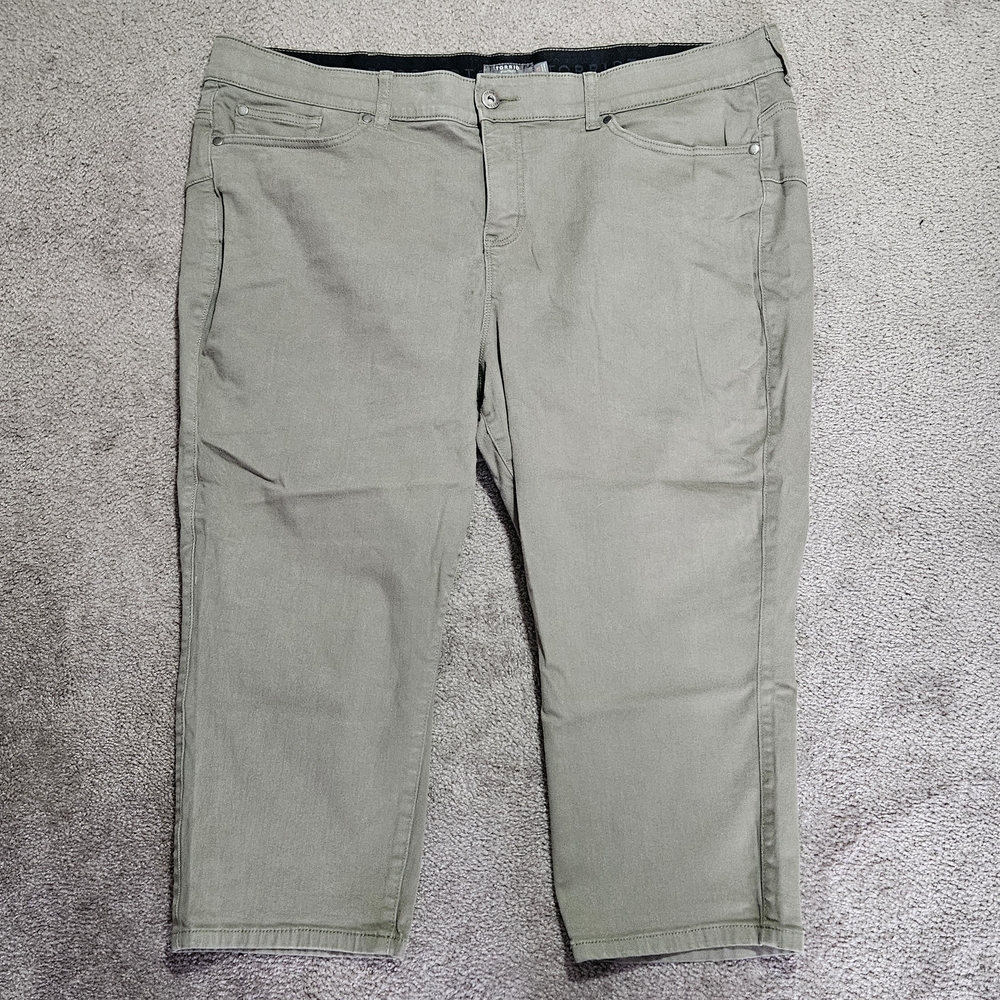 Torrid Olive Green Capris